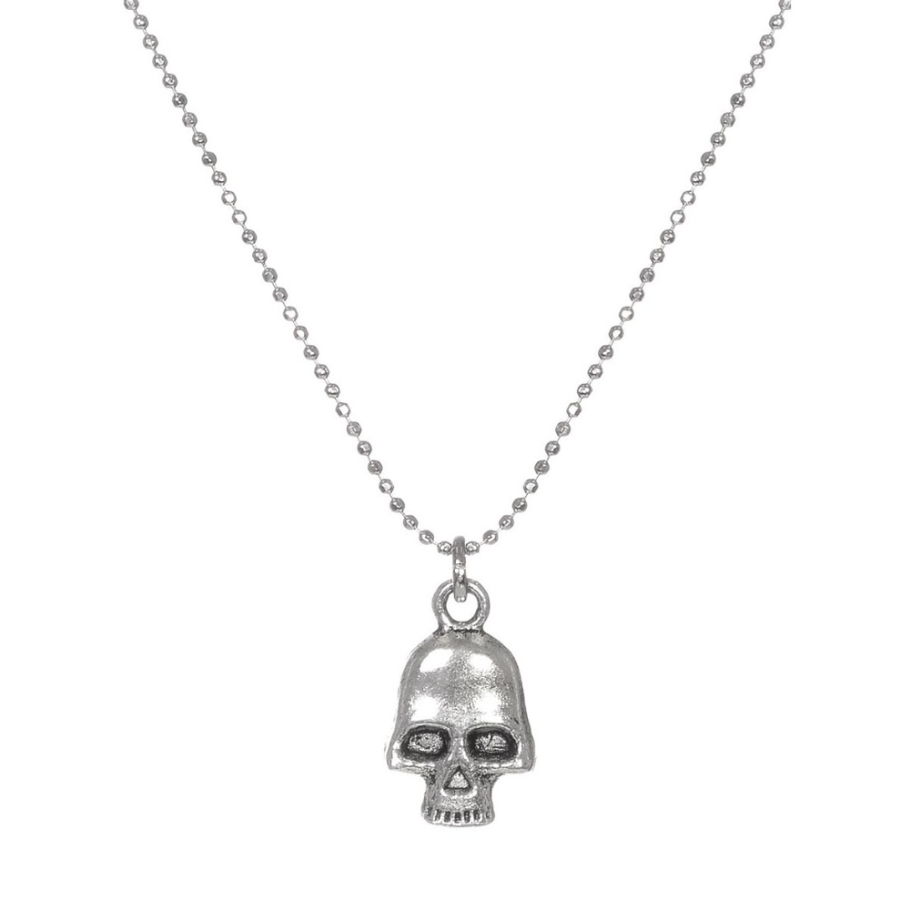 NEW Dainty Skull Charm Choker Necklace Pendant Punk Goth Steampunk Jewelry